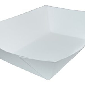 JA Kitchens White Paper Food Tray - 2.5 lb Capacity - 250 Count