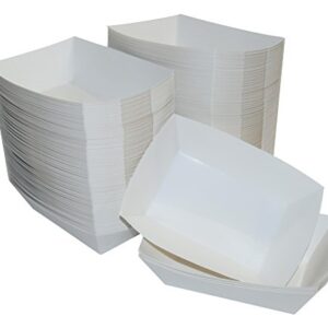 JA Kitchens White Paper Food Tray - 2.5 lb Capacity - 250 Count