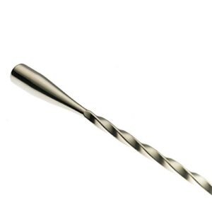 Barfly Teardrop Bar Spoon, End 11 13/16" (30 cm), Stainless Steel