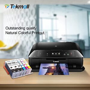 Tekmall Compatible Ink Cartridges Replacement for PGI-270XL CLI-271XL Work with PIXMA TS5020, TS6020, MG6821,MG5720, MG5721,MG5722,MG6820,MG6822 Printers--6 Packs(No Grey)