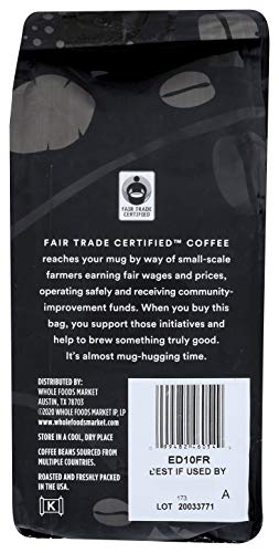 365 by Whole Foods Market, Coffee French Roast Bonne Nuit Ground, 10 Ounce