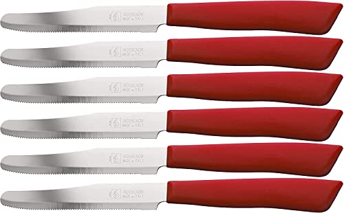 Italian Knives 6 Pack (Red)