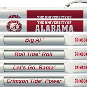 Greeting Pen College Pens- Alabama Crimson Tide Braggin' Rights Rotating Message 6 Pen Set 20502