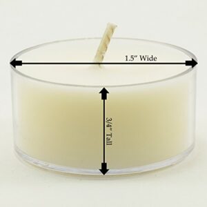 Candeo Candle Lemon Verbena Scented - Soy Tealight Candles, 12 Pack - Highly Scented - Handmade in The USA Summer Scents