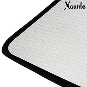 Naanle Ocean Beach Theme Area Rug 3'x5', Sea Waves Polyester Area Rug Mat for Living Dining Dorm Room Bedroom Home Decorative