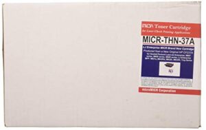 micromicr micr toner cartridge - alternative for hp cf237a - black (micr-thn-37a)