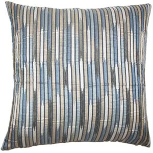 the pillow collection oceane striped shore down filled throw pillow