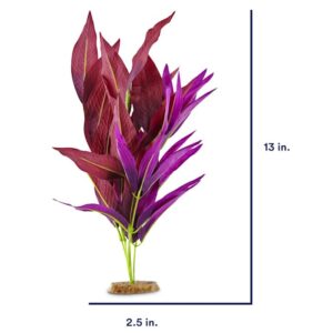 imagitarium Purple Leaf Silk Aquarium Plant