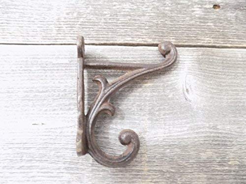 8 Rustic Entryway Hooks Coat Hooks Wall Mounted Double Vintage Looking Coat Hangers Pack of 8