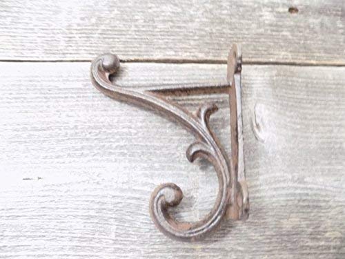 8 Rustic Entryway Hooks Coat Hooks Wall Mounted Double Vintage Looking Coat Hangers Pack of 8