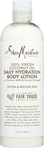 Shea Moisture Virgin Coconut Oil Daily Hydration Body Lotion, 13 Ounce