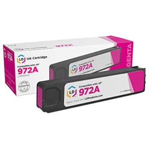 ld compatible ink cartridge replacements for hp 972a l0r89an (magenta)
