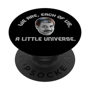 neil degrasse tyson galaxy hair quote popsockets stand for smartphones & tablets