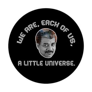 Neil deGrasse Tyson Galaxy Hair Quote PopSockets Stand for Smartphones & Tablets
