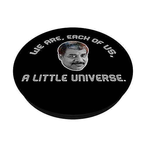 Neil deGrasse Tyson Galaxy Hair Quote PopSockets Stand for Smartphones & Tablets