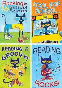 teacher created resources pete the cat positive poster pack (tcr6656),0.1" x 13.4" x 19"