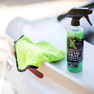 Liquid X Plush Waffle Weave Green Xtreme Microfiber Detailing Towel 16" x 16" Guaranteed Satisfaction (5 Pack)