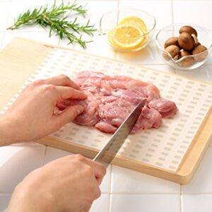 Oaks Leye LS1532 Cutting Board Stain Resistant, 50 Sheets, White, Made in Japan