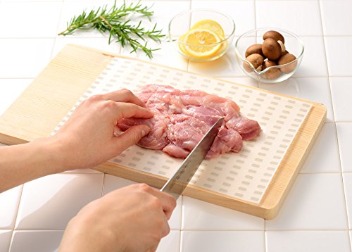 Oaks Leye LS1532 Cutting Board Stain Resistant, 50 Sheets, White, Made in Japan