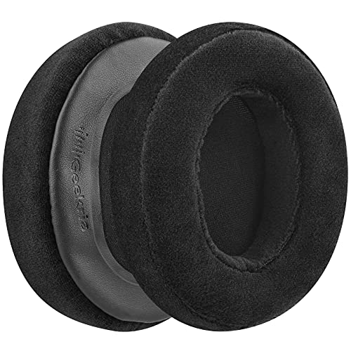 Geekria Comfort Velour Replacement Ear Pads for Sennheiser PC350, HD280 PRO, HD580, Urbanite XL Headphones Ear Cushions, Headset Earpads, Ear Cups Cover Repair Parts (Black)