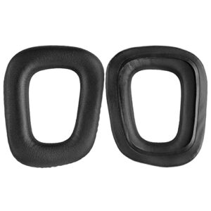 Geekria Earpad + Headband Compatible with Logitech G35 Headphone Replacement Ear Pad + Headband Cover/Ear Cushion + Headband Pad Earpads Repair Parts Suit (Black)