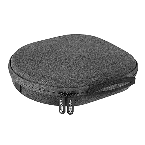 Geekria UltraShell Headphones Case Compatible with Bang & Olufsen Beoplay H95, H9 3rd Gen, H9i, H4, H9, H8 Case, Replacement Hard Shell Travel Carrying Bag with Cable Storage (Dark Grey)