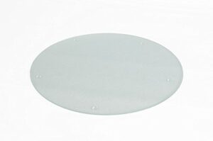 chop-chop round glass cutting board or counter saver, 16 inches