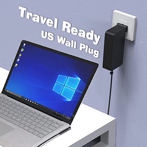 Surface Pro Charger Surface Pro 4 6 Charger, KSW KINGDO 44W 15V 2.58A Power Supply Compatible with Microsoft Surface Pro 3 4 5 6 7 X 8, Laptop 1/2/3 Surface Go 1/2 & Surface Book with Travel Case