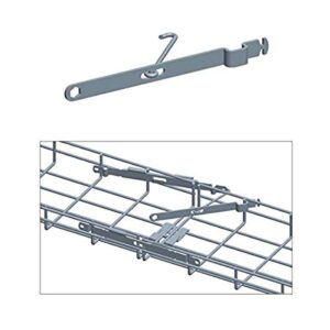 quest manufacturing cable tray fast fix splicer handle, zinc (ct0008-03),silver