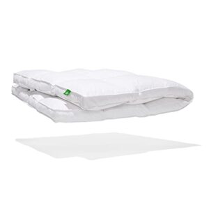 Canadian Down & Feather Co. - Down Perfect Feather Bed Queen Size - 255 TC Shell 100% Cotton Mattress Topper - Oeko TEX Certified