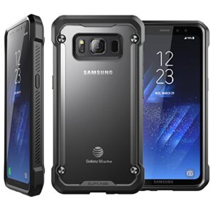 SUPCASE Samsung Galaxy S8 Active Case, Unicorn Beetle Series Premium Hybrid Protective Frost Clear Case for Samsung Galaxy S8 Active 2017 Release (Not Fit Regular Galaxy S8/S8 Plus) (Frost/Black)