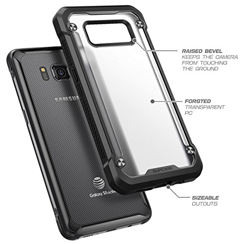 SUPCASE Samsung Galaxy S8 Active Case, Unicorn Beetle Series Premium Hybrid Protective Frost Clear Case for Samsung Galaxy S8 Active 2017 Release (Not Fit Regular Galaxy S8/S8 Plus) (Frost/Black)