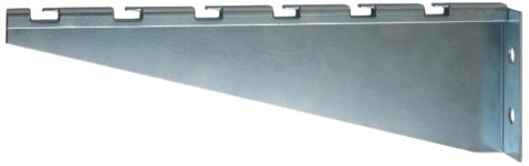 Quest Manufacturing Cable Tray Wall Bracket, 12", Zinc (CT0026-12-03)