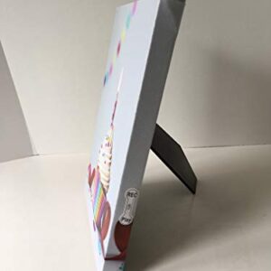 OSW 6 x 8.25 Birthday Anniversary Any Celebration Recordable LED Greeting Card Tabletop Stand or Hang