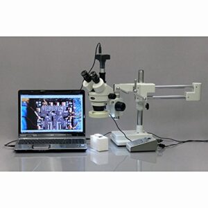 AmScope 1.3 MP USB 2.0 Microscope Camera w/Reduction Lens + Software + 2 Mounting Adapters (Windows XP/Vista/7/8/10/Mac OS X/Linux)