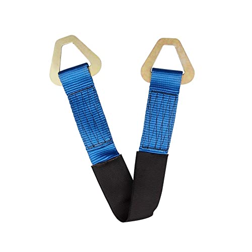 Axle Straps 10000 Lbs Break Strength 3335 Lbs Working Load Blue Car Axle Straps for Race Car Hauler Tow Truck 4x4 Off-Road,4 Pack (2 Inch by 24 Inch)