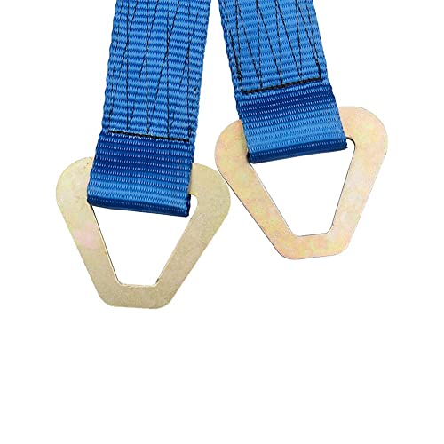 Axle Straps 10000 Lbs Break Strength 3335 Lbs Working Load Blue Car Axle Straps for Race Car Hauler Tow Truck 4x4 Off-Road,4 Pack (2 Inch by 24 Inch)
