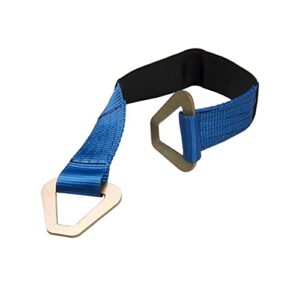 Axle Straps 10000 Lbs Break Strength 3335 Lbs Working Load Blue Car Axle Straps for Race Car Hauler Tow Truck 4x4 Off-Road,4 Pack (2 Inch by 24 Inch)