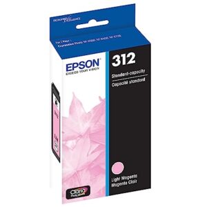 EPSON T312 Claria Photo HD -Ink Standard Capacity Light Magenta -Cartridge (T312620-S) for select Epson Expression Photo Printers