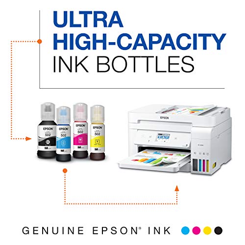 EPSON T502 EcoTank Ink Ultra-high Capacity Bottle Black (T502120-S) for select Epson EcoTank Printers