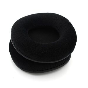 yunyiyi round velvet replacement pillow ear pads foam cushions cups repair parts compatible with jvc ha rx300 ha-rx300 headphones headset earphones