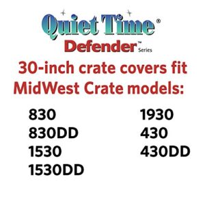 MidWest Homes for Pets Dog Crate Cover, Privacy Dog Crate Cover Fits MidWest Dog Crates, Machine Wash & Dry 30-Inch