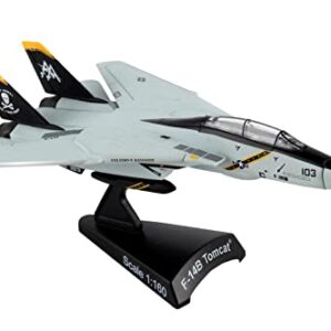 Daron Worldwide Trading Postage Stamp F-14 Tomcat Vf-103 Jolly Rogers 1/16o Scale Airplane Model, 144 months to 1000 months