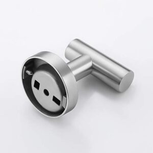 KES Towel Hook Bathroom Wall Heavy Duty Robe Hook Holder SUS304 Stainless Steel Brushed 2 Pack, A2164-2-P2