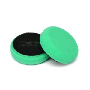 maxshine 3” hook & loop flat polishing foam pad for cutting – da and rotary polisher compatible, scientifically designed professional flat foam pad