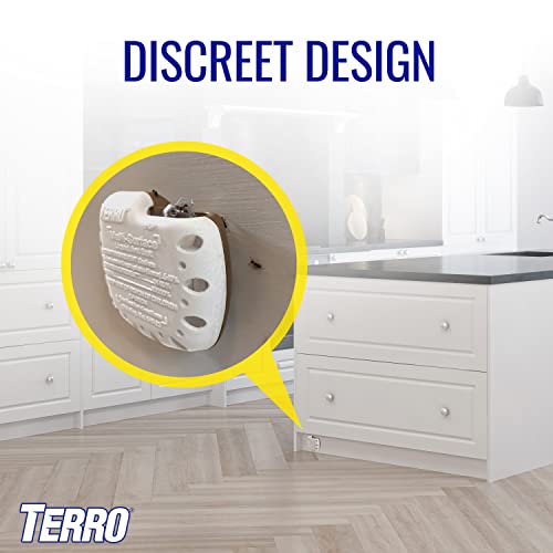 TERRO T334B Indoor Multi-Surface Liquid Ant Bait and Ant Killer - 4 Discreet Ant Bait Stations - Kills Common Household Ants