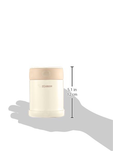 Zojirushi SW-EE35-CC Stainless Steel Food Jar, 11.8 fl oz (350 ml), Cream