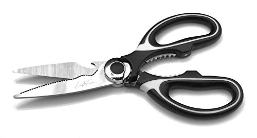 Emilio Torazzi Kitchen Scissors - Ultra Sharp Premium Multi Purpose Kitchen Shears - Heavy Duty & Dishwasher Safe