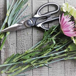 Emilio Torazzi Kitchen Scissors - Ultra Sharp Premium Multi Purpose Kitchen Shears - Heavy Duty & Dishwasher Safe