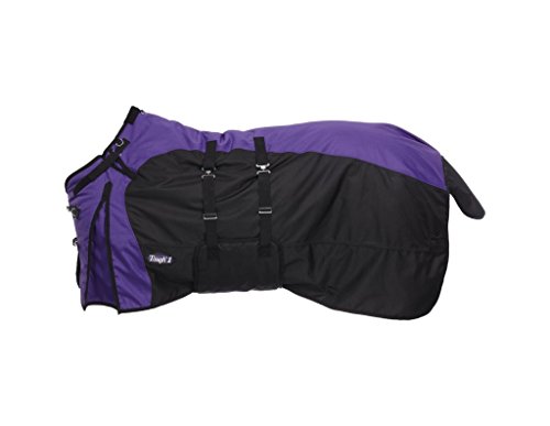 Tough-1 1200D Turnout Belly Wrap Horse Blanket Purple(10) 84